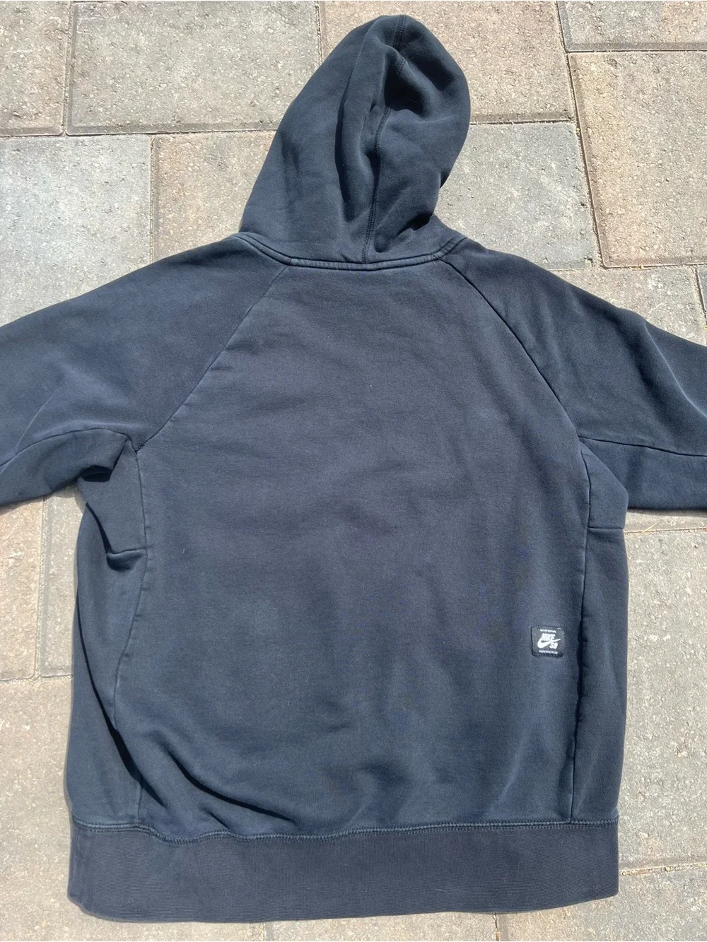 Nike SB Black Graphic Pullover Skate Hoodie Men's Medium